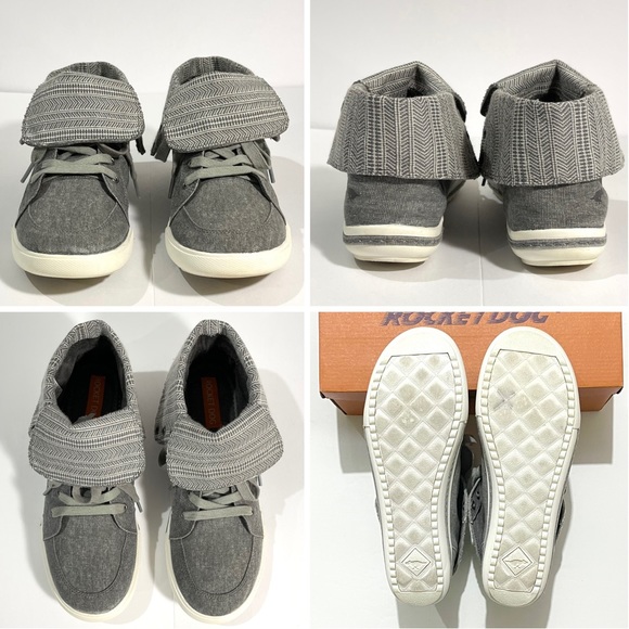 Rocket Dog Penwell Convertible High Top/Low Top
Fold Down Collar Canvas Sneaker - Picture 15 of 16